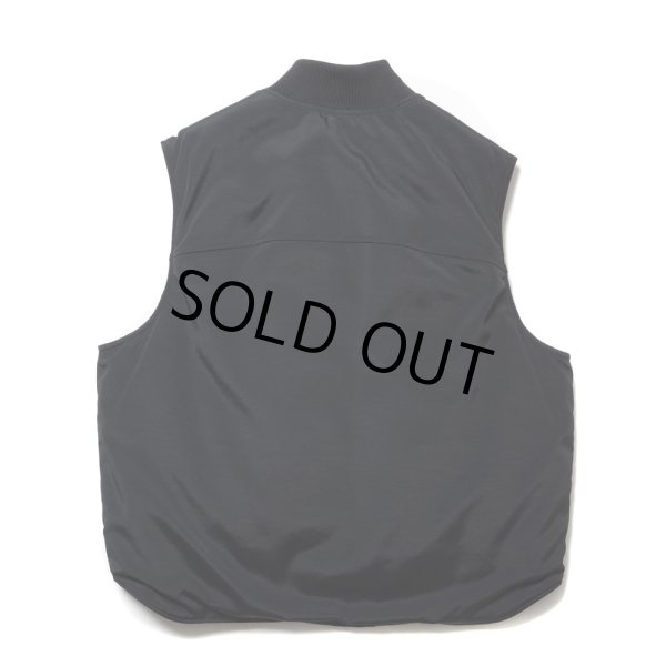 画像2: COOTIE PRODUCTIONS/Padded Nylon OX Work Vest（Black）［ワークベスト-24秋冬］ (2)