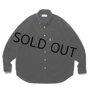 画像: COOTIE PRODUCTIONS/Corduroy B.D L/S Shirt（Black）［コーデュロイB.Dシャツ-24秋冬］