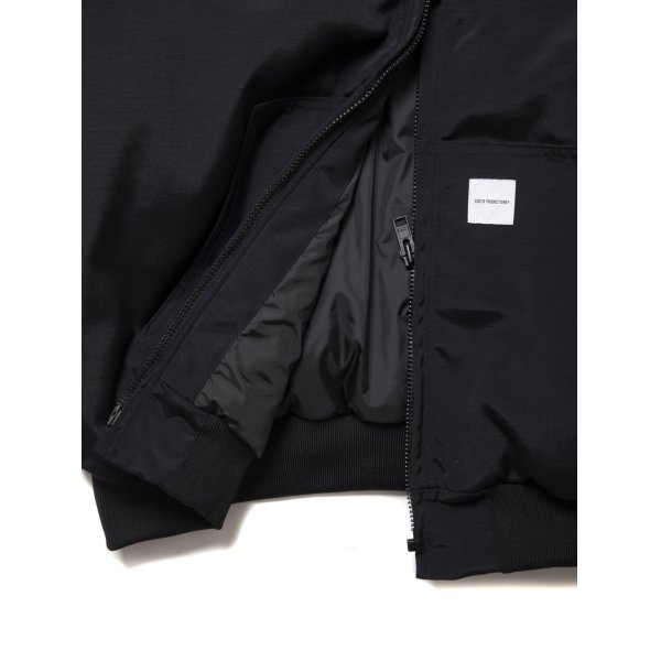 COOTIE PRODUCTIONS/Padded Nylon OX hooded Work Jacket（Black