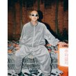 画像2: 【30%OFF】TIGHTBOOTH/VELOUR TRACK JACKET（Hether Grey）［ベロアトラックJKT-24秋冬］ (2)