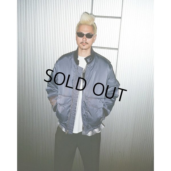 画像4: WACKO MARIA/SPIEWAK / G-8 FLIGHT JACKET（NAVY）［G-8フライトJKT-24秋冬］ (4)