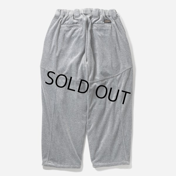 画像2: TIGHTBOOTH/VELOUR BALLOON PANTS（Hether Grey）［ベロアバルーンパンツ-24秋冬］ (2)