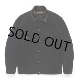 画像: WACKO MARIA/SUEDE TRUCKER JACKET（BLACK）［スウェードレザートラッカーJKT-24秋冬］