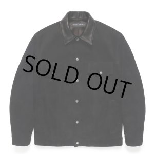 画像: WACKO MARIA/SUEDE TRUCKER JACKET（BLACK）［スウェードレザートラッカーJKT-24秋冬］
