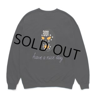 画像: WACKO MARIA/世界平和プロジェクト / SWEAT SHIRT（BLACK）［クルーネックスウェット-24秋冬］