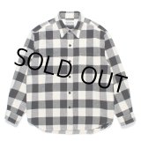 画像: WACKO MARIA/CHECK FLANNEL SHIRT（WHITE）［チェックフランネルシャツ-24秋冬］