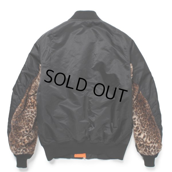 画像2: WACKO MARIA/MA-1 FLIGHT JACKET（BLACK）［MA-1フライトJKT-24秋冬］ (2)