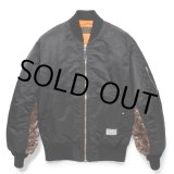 画像: WACKO MARIA/MA-1 FLIGHT JACKET（BLACK）［MA-1フライトJKT-24秋冬］