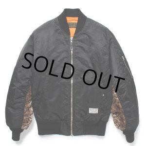 画像: WACKO MARIA/MA-1 FLIGHT JACKET（BLACK）［MA-1フライトJKT-24秋冬］
