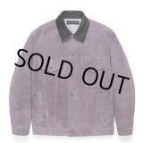 画像: WACKO MARIA/SUEDE TRUCKER JACKET（PURPLE）［スウェードレザートラッカーJKT-24秋冬］