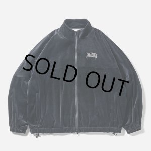画像: TIGHTBOOTH/VELOUR TRACK JACKET（Black）［ベロアトラックJKT-24秋冬］