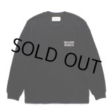 画像: WACKO MARIA/THERMAL CREW NECK SHIRT（BLACK）［サーマル長袖-24秋冬］