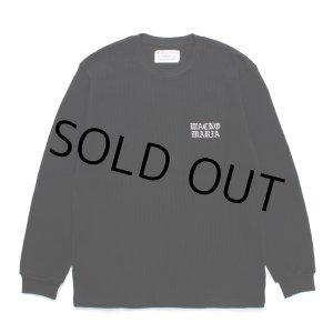 画像: WACKO MARIA/THERMAL CREW NECK SHIRT（BLACK）［サーマル長袖-24秋冬］