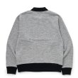画像2: RATS/HALF ZIP SWEAT（HEATHER GRAY）［ハーフジップスウェット-24秋冬］ (2)