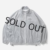 画像: 【30%OFF】TIGHTBOOTH/VELOUR TRACK JACKET（Hether Grey）［ベロアトラックJKT-24秋冬］