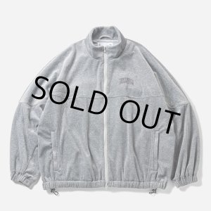 画像: 【30%OFF】TIGHTBOOTH/VELOUR TRACK JACKET（Hether Grey）［ベロアトラックJKT-24秋冬］