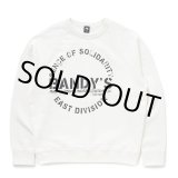 画像: RATS/LOGO BINDER NECK SWEAT（WHITE）［クルーネックスウェット-24秋冬］