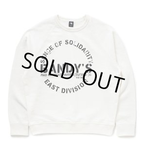 画像: RATS/LOGO BINDER NECK SWEAT（WHITE）［クルーネックスウェット-24秋冬］