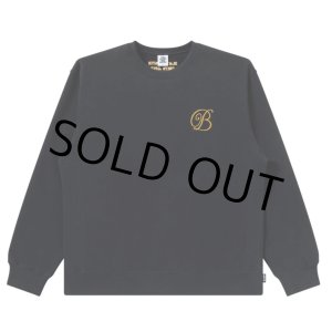 画像: BlackEyePatch/B EMBLEM HEAVYWEIGHT CREW SWEAT（BLACK）