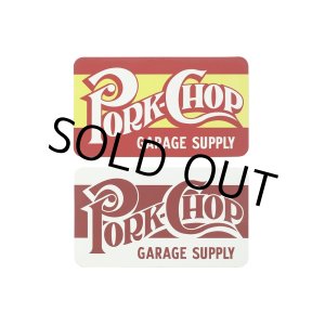 画像: PORKCHOP/SQUARE STICKER SET［ステッカー2枚セット-24秋冬］