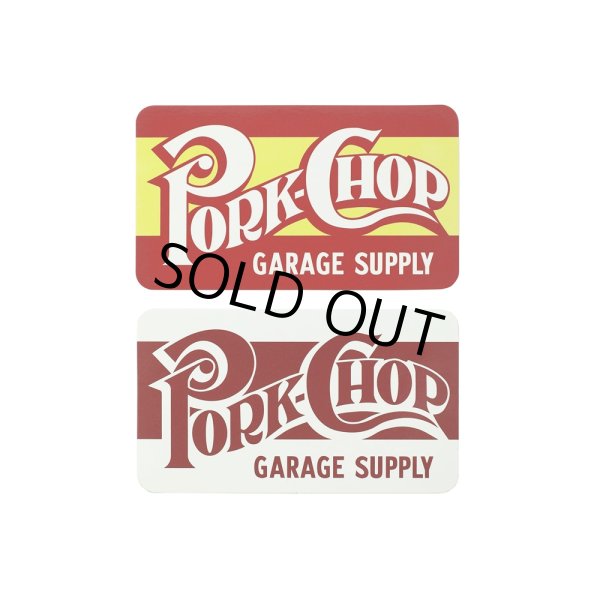 画像1: PORKCHOP/SQUARE STICKER SET［ステッカー2枚セット-24秋冬］ (1)
