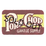 画像: PORKCHOP/SQUARE LOGO MAT（RED/YELLOW）［スクエアロゴマット-24秋冬］