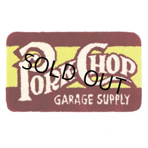 画像: PORKCHOP/SQUARE LOGO MAT（RED/YELLOW）［スクエアロゴマット-24秋冬］