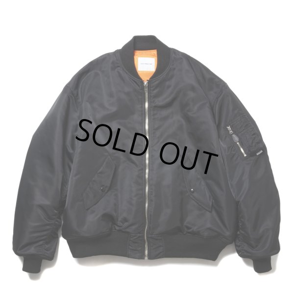 画像1: COOTIE PRODUCTIONS/Error Fit MA-1 Flight Jacket（Black）［エラーフィットMA-1フライトJKT-24秋冬］ (1)