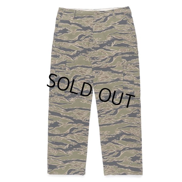画像1: WACKO MARIA/TIGER CAMO 6 POCKET TROUSERS（OLIVE）［タイガーカモ6ポケットトラウザース-24秋冬］ (1)