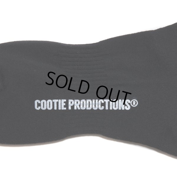 画像2: COOTIE PRODUCTIONS/Raza High Socks（Border）（Black）［ハイソックス-24秋冬］ (2)