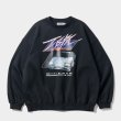 画像1: 【30%OFF】TIGHTBOOTH/INITIAL T CREW SWEAT SHIRT（Black）［クルーネックスウェット-24秋冬］ (1)