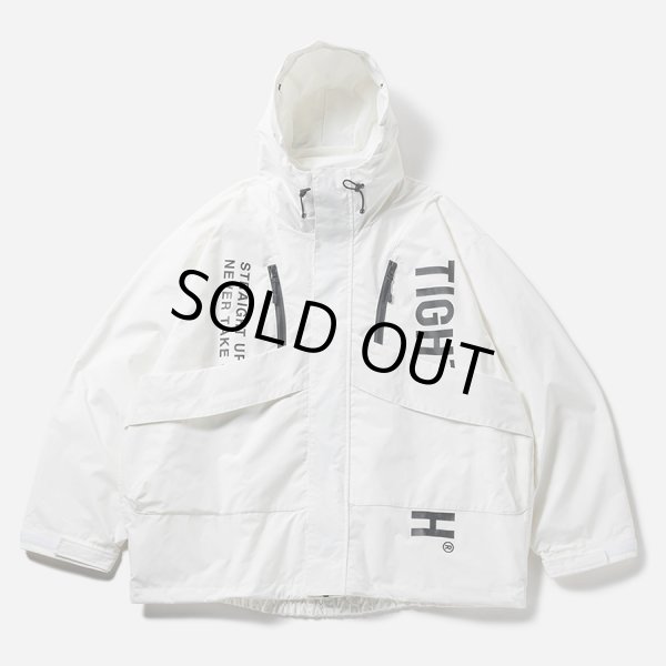 画像1: 【30%OFF】TIGHTBOOTH/HOODED TACTICAL JACKET（White）［フーデッドタクティカルJKT-24秋冬］ (1)