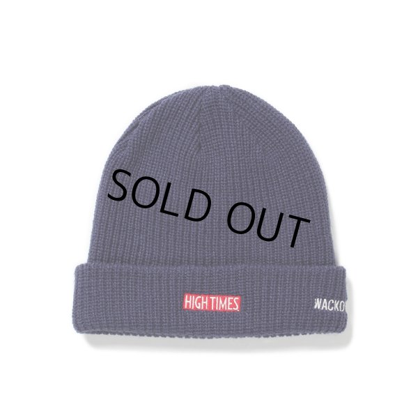 画像1: WACKO MARIA/HIGH TIMES / WATCH CAP（NAVY）［ニットキャップ-24秋冬］ (1)