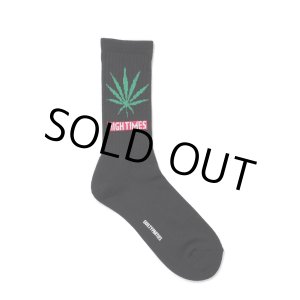 画像: WACKO MARIA/HIGH TIMES / JACQUARD SOCKS（BLACK）［ジャガードソックス-24秋冬］