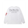 画像2: 【30%OFF】ROTTWEILER/DOG PHOTO LS TEE（WHITE）［プリント長袖T-25春夏］ (2)