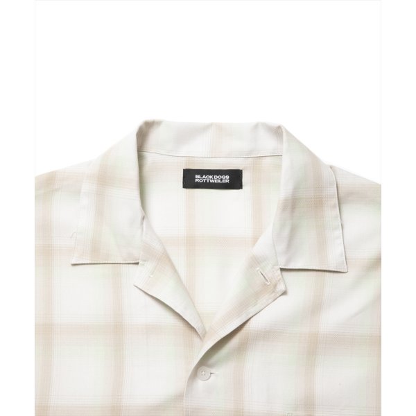 画像3: ROTTWEILER/R9 OMBRE SHIRT（BEIGE）［オンブレチェックシャツ-25春夏］ (3)