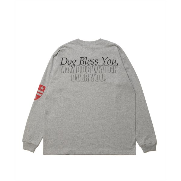 画像2: ROTTWEILER/DOG PHOTO LS TEE（GRAY）［プリント長袖T-25春夏］ (2)