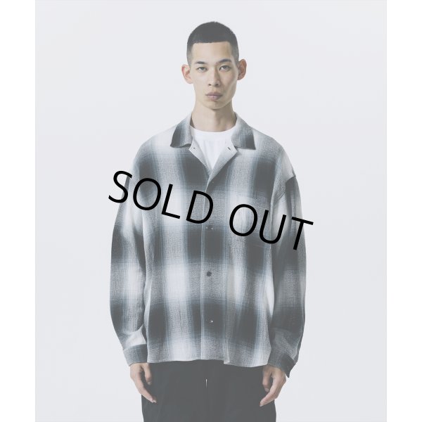 画像4: ROTTWEILER/R9 CHAMPION CHECK SHIRT（BLACK）［チャンピオンチェックシャツ-25春夏］ (4)