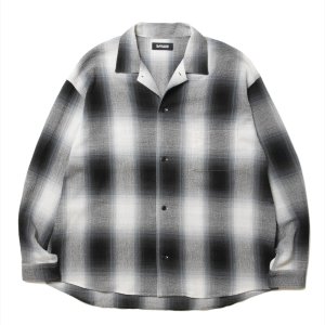画像: ROTTWEILER/R9 CHAMPION CHECK SHIRT（BLACK）［チャンピオンチェックシャツ-25春夏］