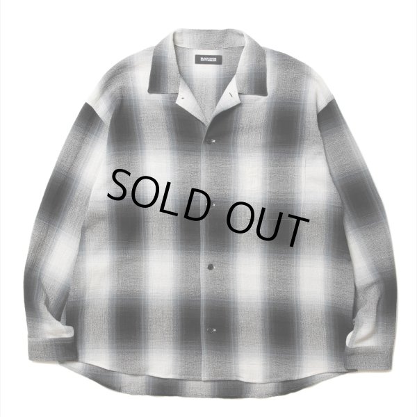 画像1: ROTTWEILER/R9 CHAMPION CHECK SHIRT（BLACK）［チャンピオンチェックシャツ-25春夏］ (1)