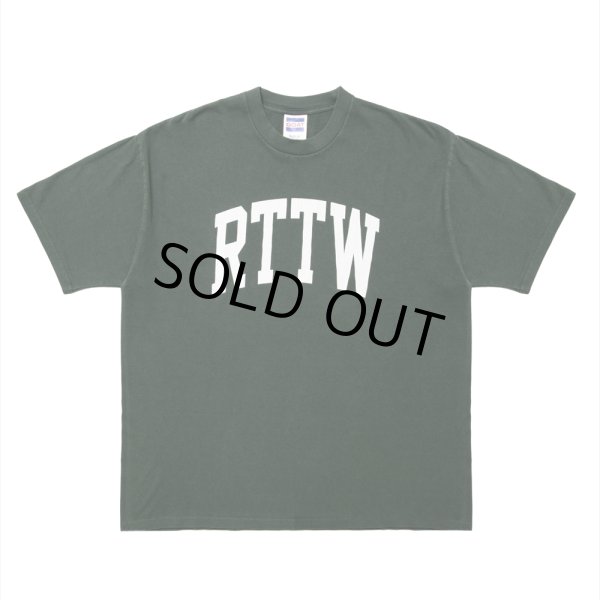 画像1: ROTTWEILER/RTTW PIGMENT TEE（GREEN）［ピグメント染めプリントT-25春夏］ (1)
