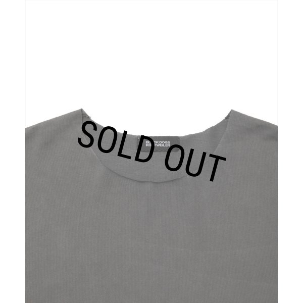 画像3: 【20％OFF】ROTTWEILER/PIGMENT CUT OFF TEE（CHARCOAL）［ピグメント染めカットオフT-25春夏］ (3)