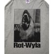 画像5: ROTTWEILER/DOG PHOTO LS TEE（GRAY）［プリント長袖T-25春夏］ (5)