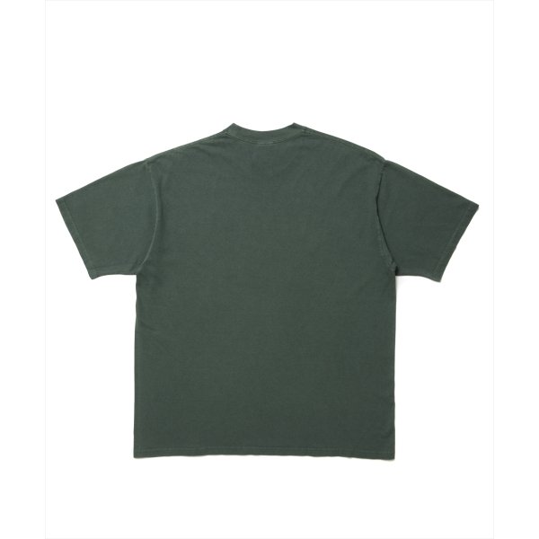 画像2: ROTTWEILER/RTTW PIGMENT TEE（GREEN）［ピグメント染めプリントT-25春夏］ (2)