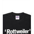 画像3: ROTTWEILER/RW TEE（BLACK）［プリントT-25春夏］ (3)