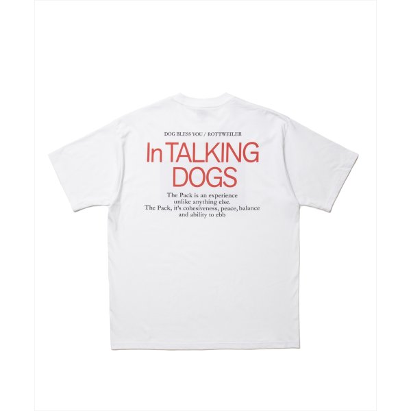 画像2: ROTTWEILER/CAL NIGHT PHOTO TEE（WHITE）［プリントT-25春夏］ (2)