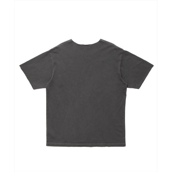 画像2: 【20％OFF】ROTTWEILER/PIGMENT CUT OFF TEE（CHARCOAL）［ピグメント染めカットオフT-25春夏］ (2)