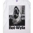 画像5: 【30%OFF】ROTTWEILER/DOG PHOTO LS TEE（WHITE）［プリント長袖T-25春夏］ (5)