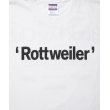 画像5: ROTTWEILER/RW TEE（WHITE）［プリントT-25春夏］ (5)