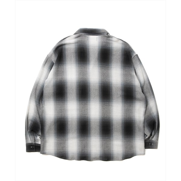 画像2: ROTTWEILER/R9 CHAMPION CHECK SHIRT（BLACK）［チャンピオンチェックシャツ-25春夏］ (2)